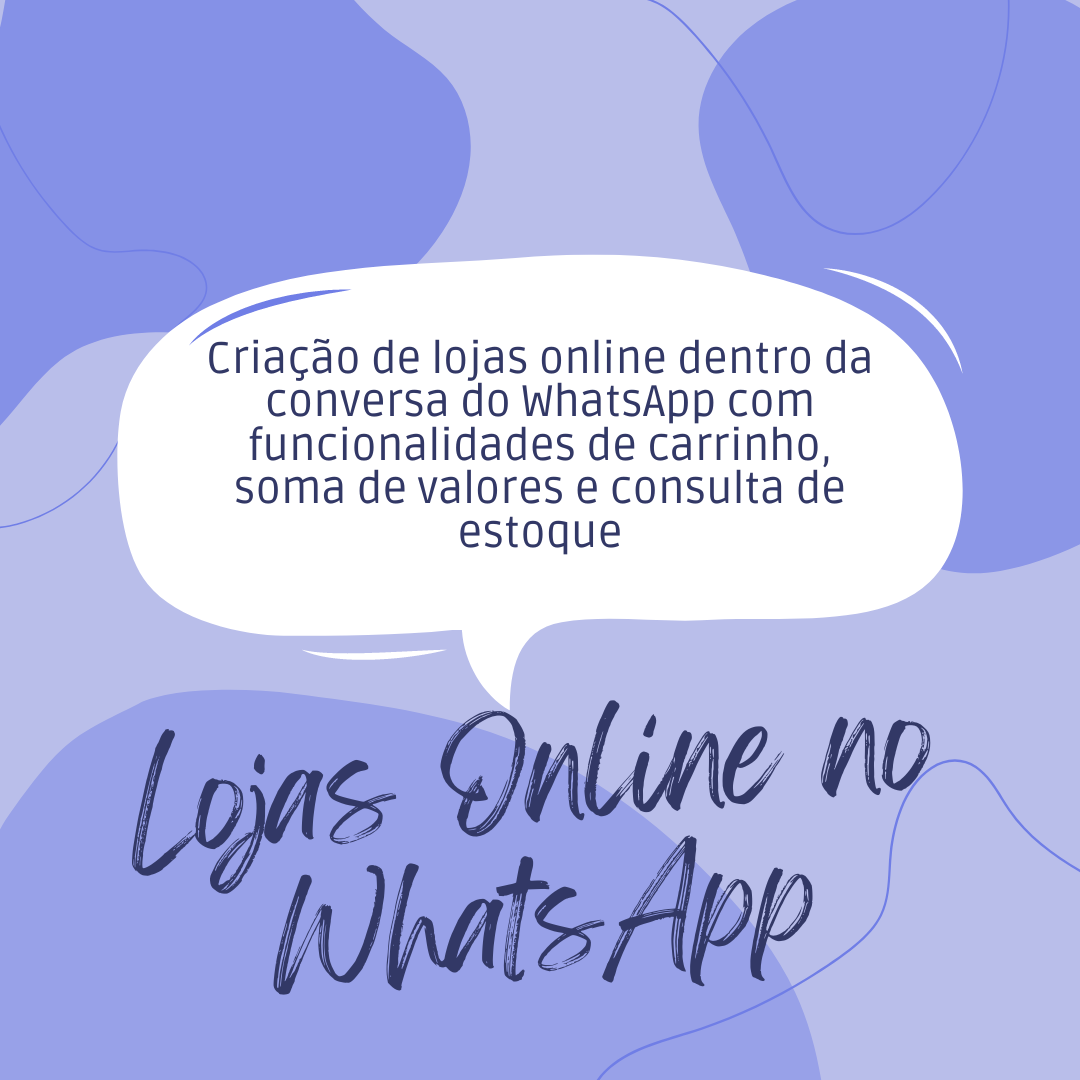 Lojas Online no WhatsApp